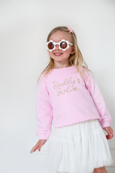 Father's Day 'Daddy's Girl/Boy' Embroidered Sweatshirt Jumper, 2 of 6