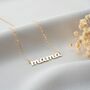 Mama Necklace Sterling Silver, thumbnail 1 of 10