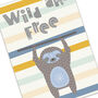 'Wild And Free' Scandi Style Nursery Print, thumbnail 8 of 8
