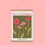 Personalised August Birth Flower Print, thumbnail 1 of 5