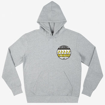 Pizza Monster Unisex Graphic Hoodie In Grey By Batch1