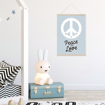 Peace Sign Peace And Love Children's Art Print, 7 of 9