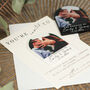 Modern Acrylic Photo Wedding Invitation Magnet, thumbnail 2 of 5