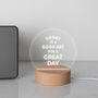 Engraved 'A Good Day For A Great Day' Mini Desk Lamp, thumbnail 6 of 7