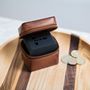 Small Personalised Leather Jewellery Case For Him, thumbnail 5 of 12