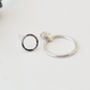 Circle Ear Jacket Earrings In Sterling Silver, thumbnail 3 of 9