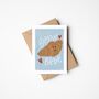 Bonjour Bebe Baby Greeting Card, thumbnail 1 of 2