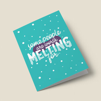 'Worth Melting For' Frozen Christmas Card, 5 of 7