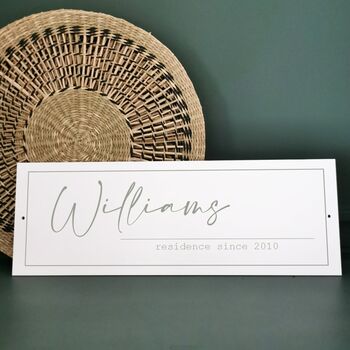 Personalised 'Elegance' Wall Sign, 7 of 8