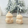 Pair Of Christmas Snowman Candles And Christmas Decorations, thumbnail 6 of 10