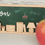 Personalised Teacher 3D Wood And Acrylic Classroom Sign, thumbnail 3 of 3