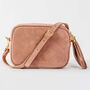 Personalised Pink Suede Cross Body Bag, thumbnail 2 of 7
