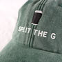 Vintage Washed Cotton 'Split The G' Stout Embroidered Cap, thumbnail 2 of 4
