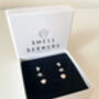 Sterling Silver Under The Sea Stud Earrings Set, thumbnail 3 of 3