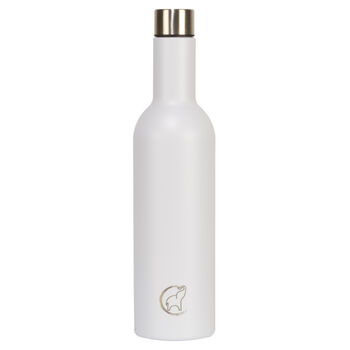Dove White Insulated Wine Bottle, 3 of 4