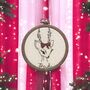 Personalised Embroidered Christmas Tree Decoration, thumbnail 7 of 12