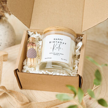 Personalised Birthday Candle Gift With Name, 4 of 4
