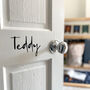 Personalised Name Door Sticker, thumbnail 1 of 7