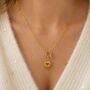 Sunburst Heart T Bar Necklace, thumbnail 1 of 6