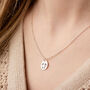 Footprint Sterling Silver Necklace, thumbnail 2 of 8