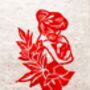 Tender Embrace Lino Print Art, thumbnail 2 of 5