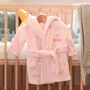Personalised Baby Dressing Gown Gift For Little Girl, thumbnail 9 of 11
