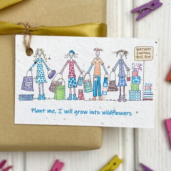 Birthday Seed Card Gift Tags, 4 of 6