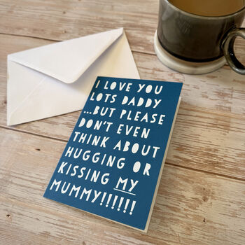 Funny I Love You Lots Daddy… Father's Day Card From Kids, 2 of 5