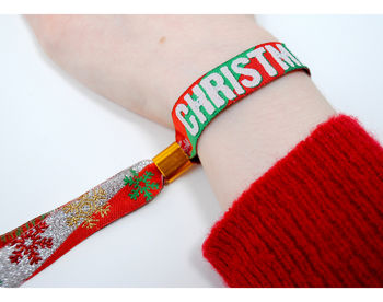 Christmas Party Wristbands Bracelets Favours, 9 of 12