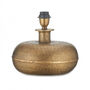 Antique Brass Hammered Lamp Base, thumbnail 3 of 4