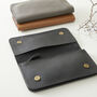 Fair Trade Handcrafted Leather Long Wallet, thumbnail 5 of 10