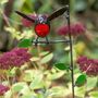 Recycled Metal Robin On A Rod, thumbnail 3 of 4
