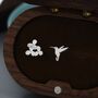 Sterling Silver Mismatched Hummingbird And Hydrangea Flower Stud Earrings, thumbnail 3 of 10