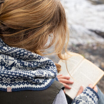 Alpaca Fair Isle Cowl / Snood / Gaiter, 2 of 11