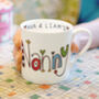 Nanny's Favourite Bone China Personalised Mug, thumbnail 1 of 5