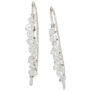 Herkimer Diamond Ear Climbers In Sterling Silver, thumbnail 4 of 7