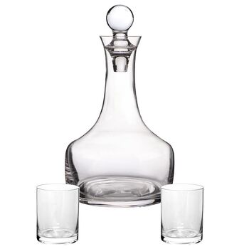 Personalised Decanter Anniversary Gift Set, 2 of 8