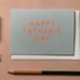 Handprinted Happy Father’s Day Bright Card, thumbnail 1 of 1