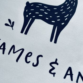 2nd Anniversary Gift Cotton Tea Towel, 3 of 3