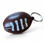 Rugby Ball Keyring, thumbnail 3 of 5