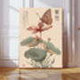 Japanese Botanical Butterfly Art Print, thumbnail 1 of 4