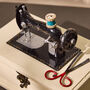 Personalised Vintage Sewing Machine Craft Box, thumbnail 3 of 11