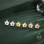 Sterling Silver Tiny Cauldron Stud Earrings, thumbnail 7 of 12