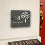 Personalised Tree Slate House Number Sign, thumbnail 2 of 2