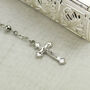 Personalised Holy Communion Bible Box With Rosary Beads, thumbnail 4 of 9