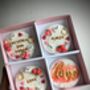 Personalised Love Letters Engagement Biscuit Gift, thumbnail 1 of 7