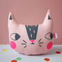 Screen Printed Cat Cushion, thumbnail 5 of 11