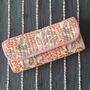 Quilted Block Print Toiletry Roll Up Pouch: Travel Kit, thumbnail 10 of 12