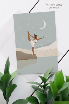 Yoga Dancer Pose Wall Art, 2 of 4