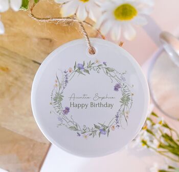 Personalised Auntie Birthday Candle Gift, 2 of 9